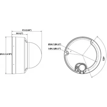 Hikvision DS-2CD2743G2-LIZS2U 4MP AcuSense Motorizuotas Varifokalinis Kupolinė IP Kamera, 2.8-12mm, Juoda, PoE/12VDC
