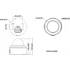 Hikvision DS-2CD2786G3-IPTRZSY 8MP lauko kupolinė IP vaizdo kamera su motorizuotu 2.8-12mm objektyvu, AcuSense, ColorVu, 40m IR, IP67