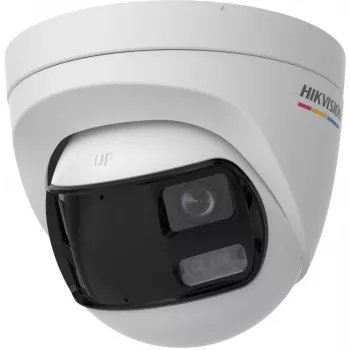 Hikvision DS-2CE72KF3TP-DLS(180°) 3K kupolinė CCTV kamera su 2,8 mm objektyvu, 100° matymo lauku, balta šviesa, IP67, 12 VDC