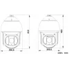 Hikvision DS-2DF8425IX-AELW(T5) 8MP 25x IR tinklo greitojo pasukimo kamera su lazeriu, DarkFighterX, 500m lazerio nuotolis