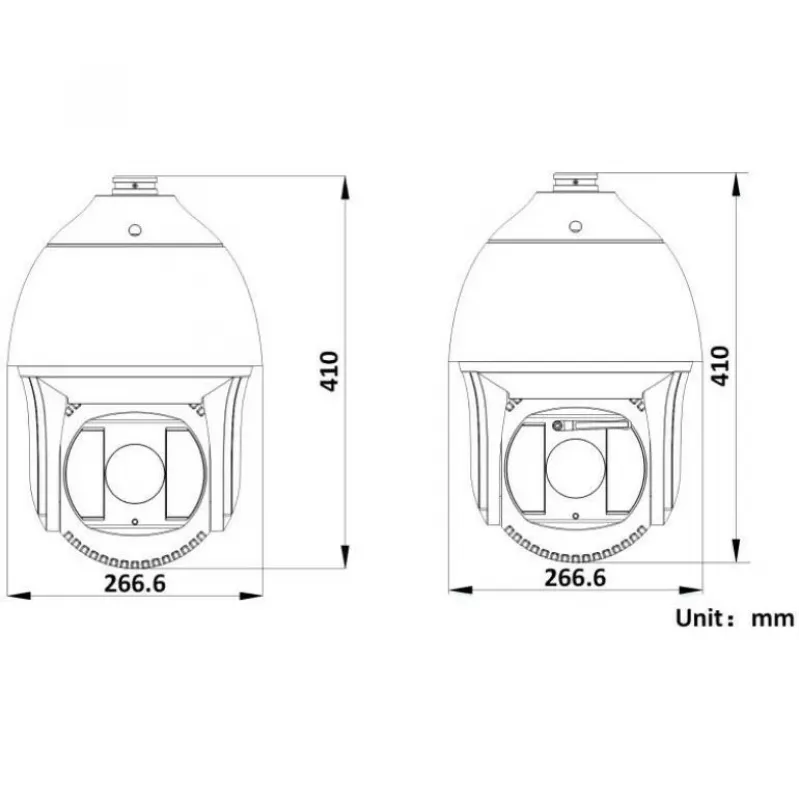 Hikvision DS-2DF8425IX-AELW(T5) 8MP 25x IR tinklo greitojo pasukimo kamera su lazeriu, DarkFighterX, 500m lazerio nuotolis