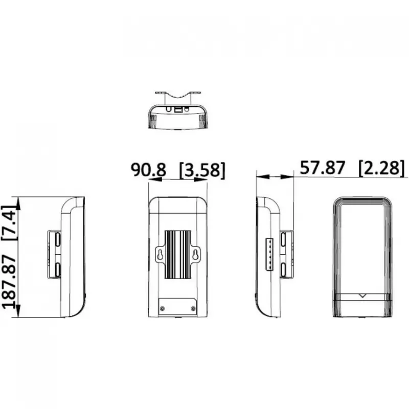 Hikvision DS-3WF500T-EI-2N/P 5 GHz lauko belaidis tiltas 300 Mbps 12 dBi
