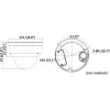 Hikvision iDS-2CD7D87G0-XS 8MP lauko tinklo kupolinė kamera su 2,8–12 mm motorizuotu varifokaliniu objektyvu, 4K, 140dB WDR, IP67, IK10, DarkFighter, Smart Detection, PoE