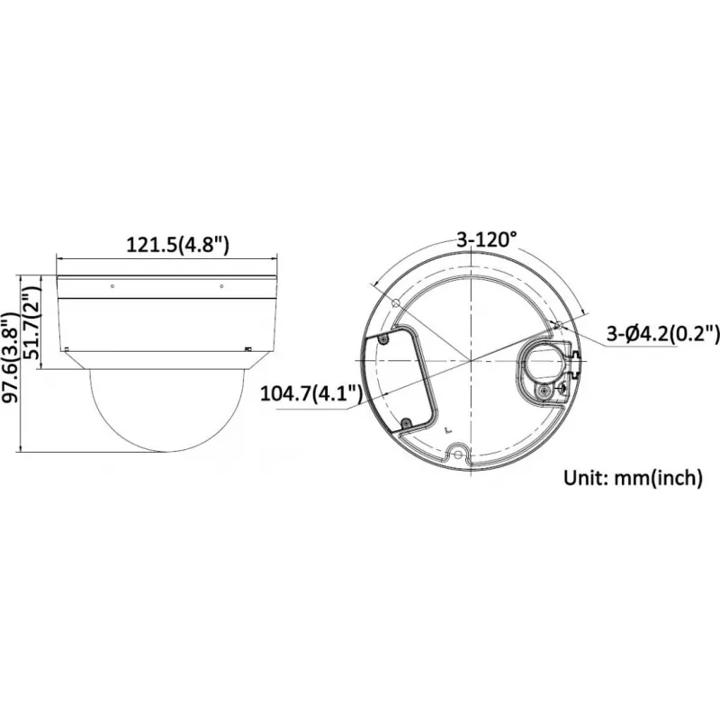 Hikvision iDS-2CD7D87G0-XS 8MP lauko tinklo kupolinė kamera su 2,8–12 mm motorizuotu varifokaliniu objektyvu, 4K, 140dB WDR, IP67, IK10, DarkFighter, Smart Detection, PoE