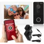 HILOOK IP vaizdo durų skambučio rinkinys (IP-VIS-SLIM-W) – 2MP lauko stotis + 7 colių vidaus stotis, Wi-Fi, PoE