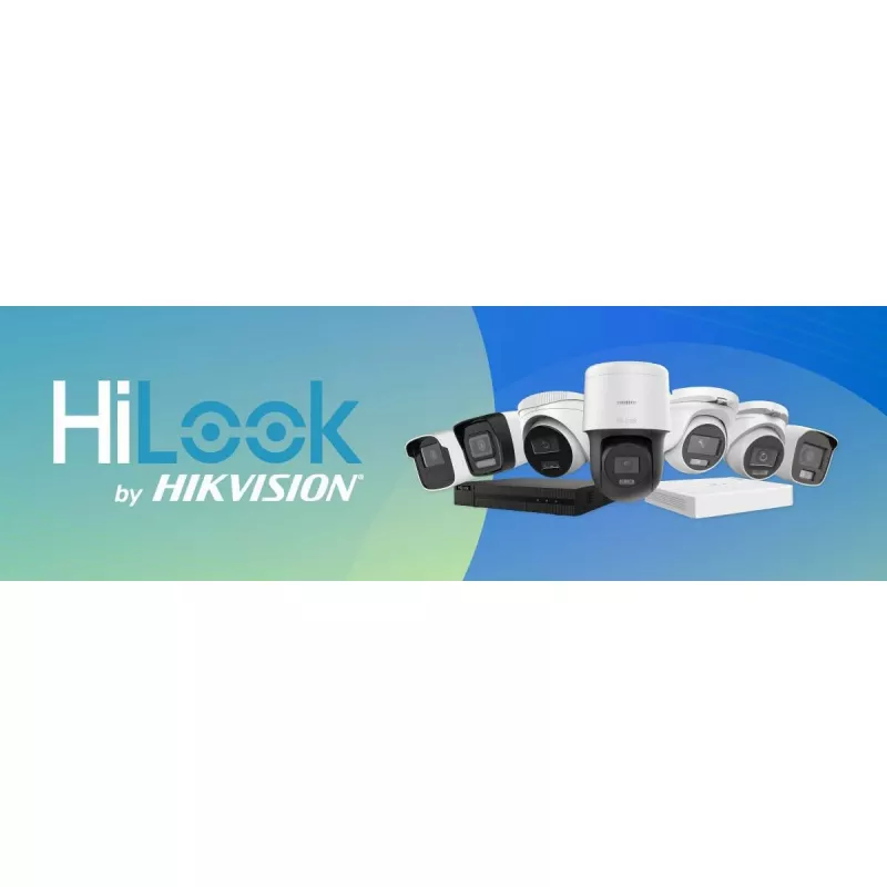 Hilook IPC-D140HA-LUC 4MP lauko kupolinė tinklo kamera su naktiniu matymu ir įmontuotu mikrofonu