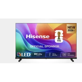 Hisense 40A59S 40 inch (100 cm) Smart TV FHD Hi-QLED 60Hz HDMI USB LAN HDR VESA WiFi Black
