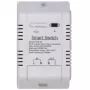 HISMART TUYA išmanus 1 kanalo jungiklis su išoriniu temperatūros jutikliu, Wi-Fi ir RF, 16A, AC 85-250V