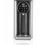 HNC HWS 8731 elektrinis virdulys su temperatūros valdymu, 1,7 L, 2200 W, stiklas ir nerūdijantis plienas, palaiko šilumą, mėlynas LED, 360° pagrindas