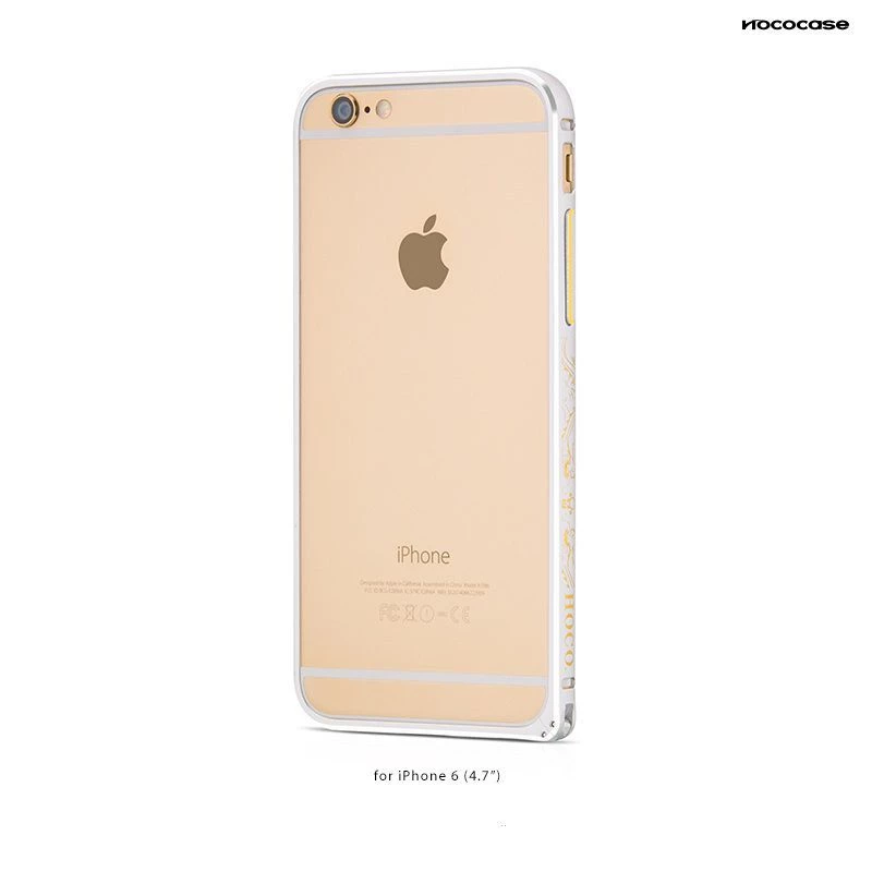 Hoco Apple iPhone 6 Good Fortune Bumper Case sidabrinis