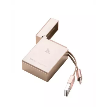 Hoco Apple Lighter UPL17 Gold USB-A į Lightning laidas 1,2 m