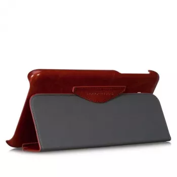 Hoco Crystal Folder Series apsauginis dėklas, skirtas Samsung Galaxy Tab 3 7.0 T210, rudas