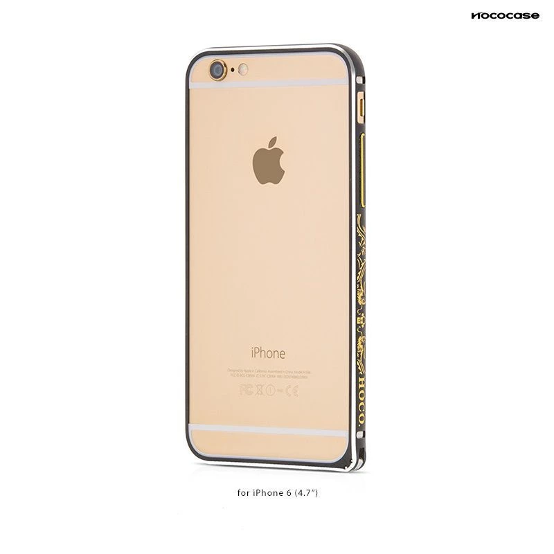 Hoco Good Fortune Bumper Case, skirta Apple iPhone 6/6S – juoda