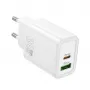 Hoco N63 Gentle PD30W+QC3.0 Įkroviklis (EU) Baltas