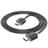 Hoco US08 HDMI 2.0 laidas 2 m juodas 4K HDR 18Gbps
