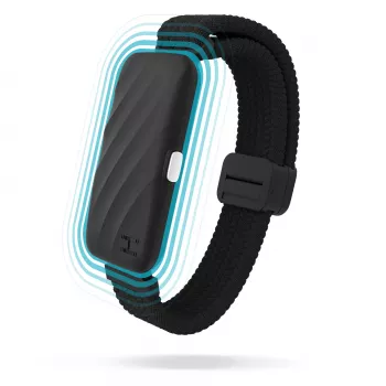 HoMedics SS-WB100BL-WW WakeBand – Jūsų tylus žadintuvas, mėlynas – nešiojamas vibracinis žadintuvas ir aktyvumo stebėjimo įrenginys