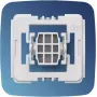 Homematic IP Adapter for Gira New Generation, 20 vnt. pakuotė, balta, plastikas, IP20, montavimas ant sienos, varžtai komplekte