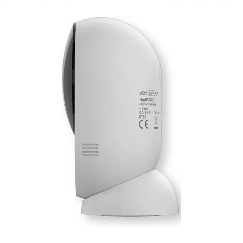 Homematic IP Indoor Camera basic (HmIP-CI-B) – 3 MP belaidė vaizdo kamera, balta/juoda