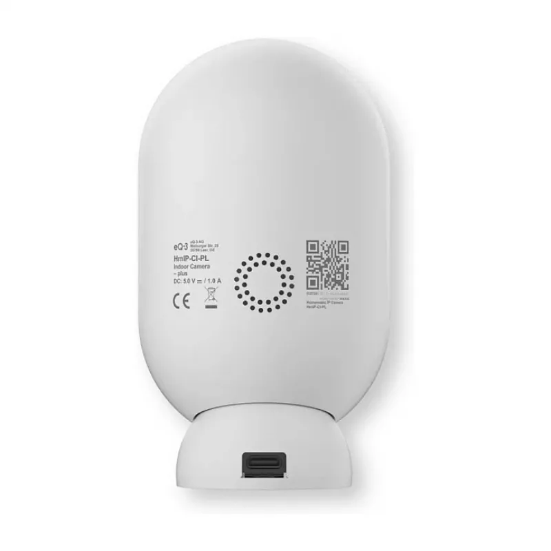 Homematic IP Indoor Camera plus (HmIP-CI-PL) – 4MP WLAN apsaugos kamera, balta
