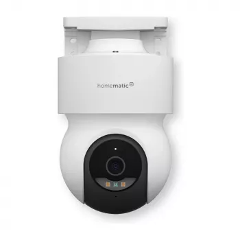 Homematic IP lauko vaizdo kamera (HmIP-CO) balta, 5 MP, WLAN – išmaniojo namo apsaugos sprendimas