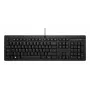 HP 125 G2 laidinė klaviatūra – pilno dydžio – USB – juoda – QWERTY International