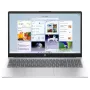 HP 15-fd0287ns 15,6 colio FHD IPS nešiojamasis kompiuteris - Intel Core i7-1355U 13th Gen, 16GB DDR4, 512GB SSD, Intel Iris Xe Graphics, Windows 11 Home, Wi-Fi 6, sidabrinis
