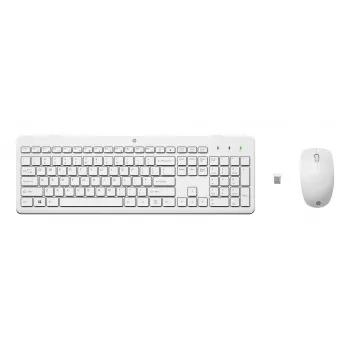 HP 230 belaidis pelės ir klaviatūros rinkinys – prancūziškas išdėstymas – 1600 DPI – juoda