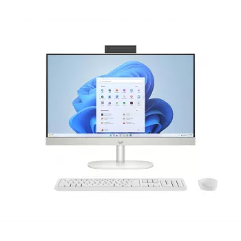HP 24-cr0312nw AMD Ryzen 5 7520U 23,8 inch Full HD All-in-One PC, 16 GB LPDDR5, 512 GB SSD, Windows 11 Home, White