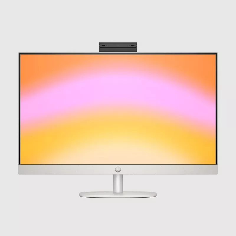 HP 27-cr0204nw AMD Ryzen 7 7730U 27 colių Full HD All-in-One kompiuteris, 16 GB DDR4, 512 GB SSD, Free DOS, Wi-Fi 6, Baltas