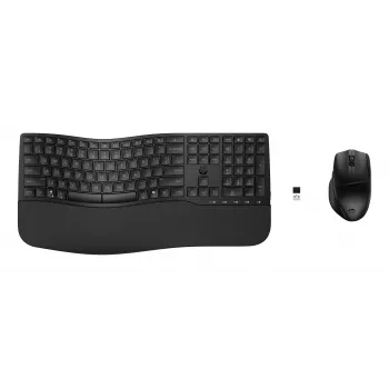 HP 680 Comfort klaviatūros ir pelės rinkinys – Dvigubas belaidis ryšys – Juoda