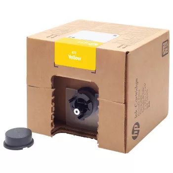 HP 873 Original Latex Ink Cartridge - 3 litrai - Geltona - HP Latex 800, 800 W