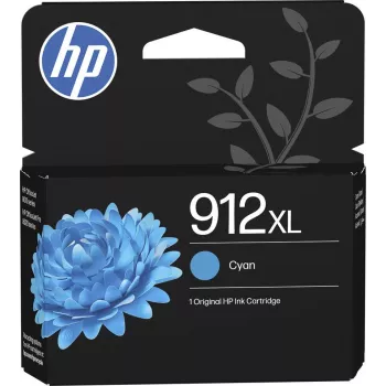 HP 912XL didelės talpos ciāninis originalus rašalo kasetė (8,5 ml, 700 puslapių) - 3YL81AE#LS1