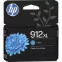 HP 912XL didelės talpos ciāninis originalus rašalo kasetė (8,5 ml, 700 puslapių) - 3YL81AE#LS1