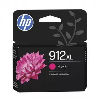 HP 912XL Didelės išeigos rausvos spalvos originalus rašalo kasetė (9 ml)