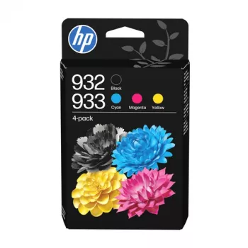 HP 932/933 Combo Pack - 4 vnt. - Juoda, Geltona, Žydra, Purpurinė - Originalūs - Officejet - Rašalo kasetės - skirta Officejet 6100, 6600 H711a, 6700, 7110, 7610