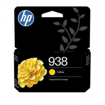 HP 938 geltonas originalus rašalo kasetė – 800 puslapių išeiga