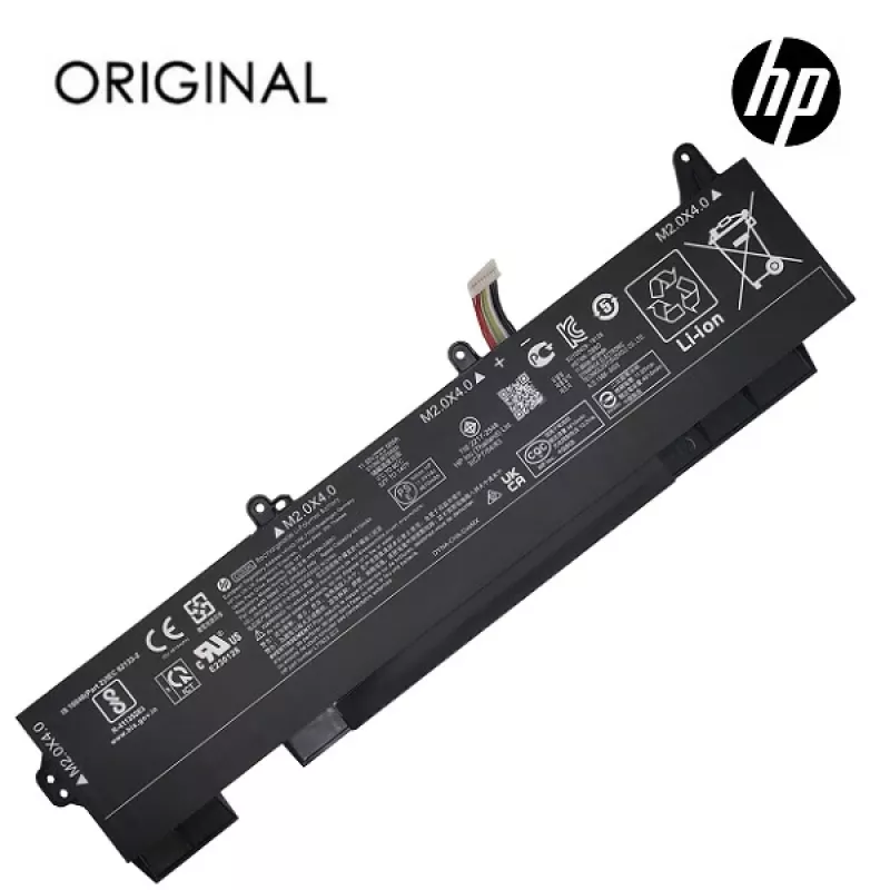 HP CC03XL Type2 Original nešiojamojo kompiuterio baterija, 4610mAh, 4 celių Li-ion, 15,4V, 70,9Wh, juoda