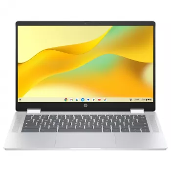 HP Chromebook x360 14b-cd0420ngx – 14 inch FHD IPS Touchscreen Convertible – Intel N200 – 8GB RAM – 128GB UFS – Chrome OS – sidabrinis