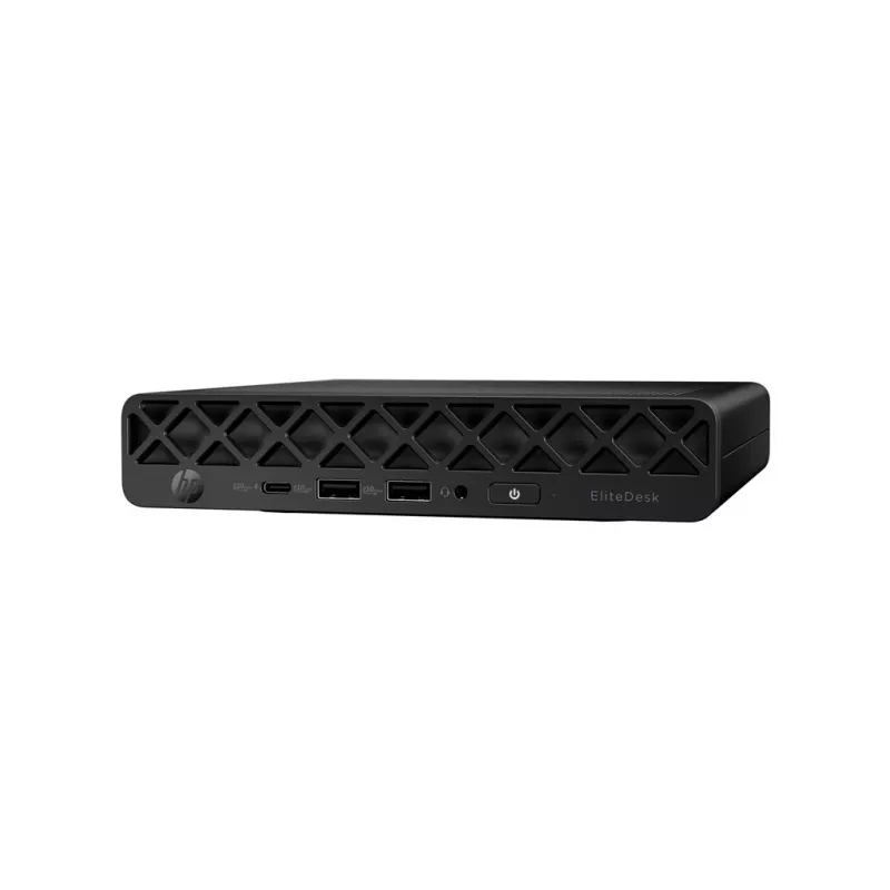 HP EliteDesk 8 Mini G1i Mini PC, Intel Core Ultra 5 235, 24GB DDR5, 512GB NVMe SSD, Windows 11 Pro, juoda