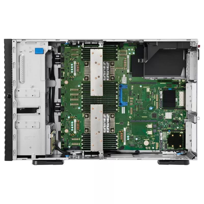 HP Enterprise HPE ProLiant ML350 Gen12 bokštinis serveris, Intel Xeon 6505P 2.2GHz 12 branduolių, 64GB RAM, 8 SFF Hot Plug, MR408i-o, 2x1000W