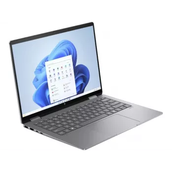 HP Envy x360 14-fc0789nz 2-in-1 nešiojamas kompiuteris | Intel Core Ultra 7 | 14 inch 2.8K OLED jutiklinis | 32GB RAM | 1TB SSD | Windows 11 Home | Natural Silver