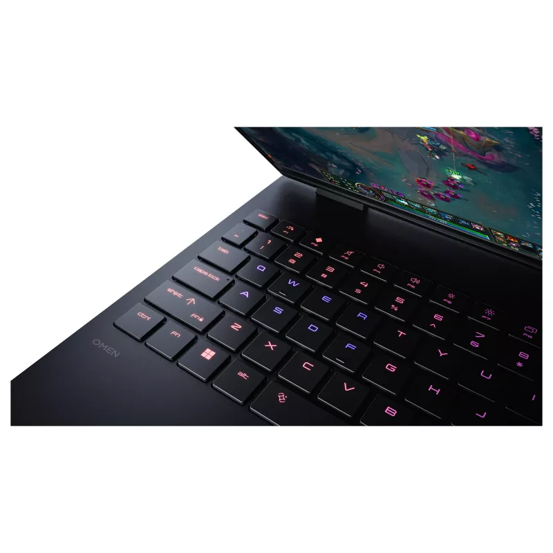 HP HyperX OMEN 15-gb0475ng žaidimų nešiojamasis kompiuteris, 15,6 colio QHD 165 Hz, AMD Ryzen 7 8745HX, 24 GB RAM, 1 TB SSD, RTX 5060, Windows 11 Home