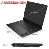 HP HyperX OMEN 16-am2170ng žaidimų nešiojamasis kompiuteris, 16.0" WUXGA IPS 165Hz, Intel Core i7-14650HX, 16 GB, 512 GB SSD, RTX 5070, FreeDOS