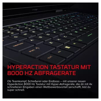 HP HyperX OMEN 16-ap1190ng žaidimų nešiojamasis kompiuteris, 16,1 colio QHD 165Hz, AMD Ryzen 9 8940HX, 16GB DDR5, 512GB SSD, RTX 5070, FreeDOS, vokiška klaviatūra