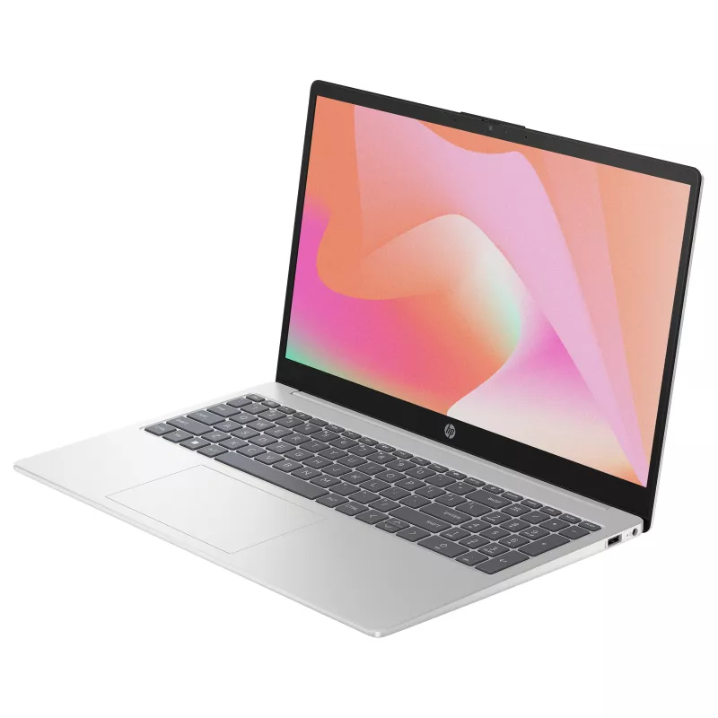 HP nešiojamas kompiuteris 15-fd1450ngx Intel Core 5 120U 15.6 inch Full HD IPS 8GB RAM 512GB SSD FreeDOS Natural Silver