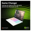 HP OMEN Transcend 14-fb1196ng žaidimų nešiojamasis kompiuteris, 14 colių 2.8K OLED 120Hz, Intel Core Ultra 9 285H, 32GB RAM, 2TB SSD, RTX 5070, Windows 11 Home, vokiška QWERTZ, Shadow Black