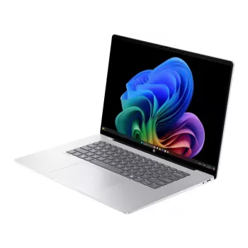 HP OmniBook 5 NGAI 16-bf0754ng 16 colių WUXGA OLED nešiojamas kompiuteris – Snapdragon X, 16 GB RAM, SSD, Windows 11 Home, juodas