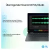 HP OmniBook Ultra Flip 14-fh0678ng 2-in-1 nešiojamasis kompiuteris, Intel Core Ultra 7, 32GB RAM, 1TB SSD, 14 colių OLED lietimui jautrus ekranas, Windows 11 Home, natūralaus sidabro spalvos