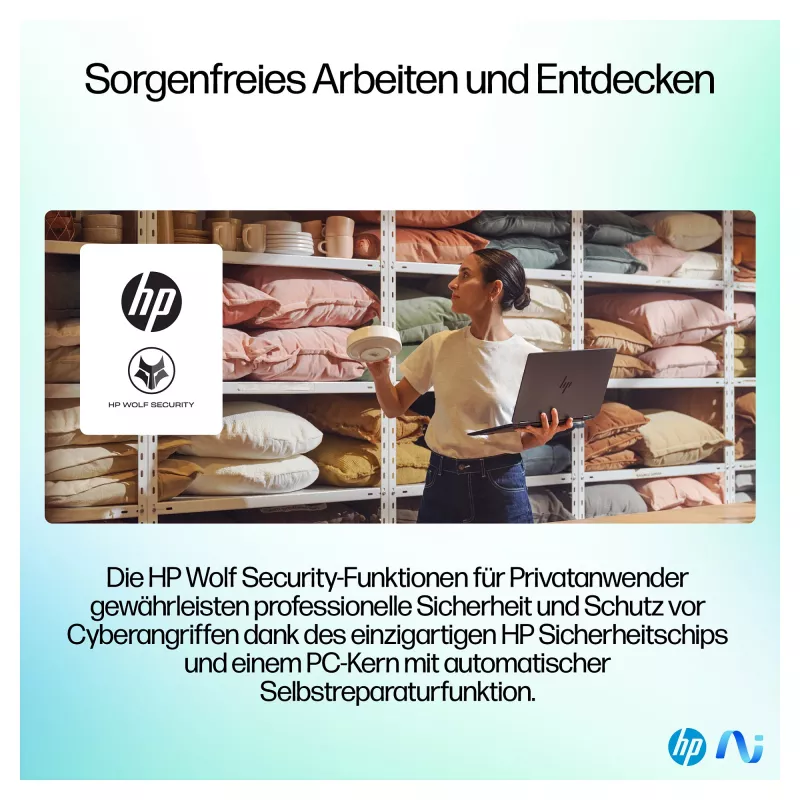 HP OmniBook Ultra Flip 14-fh0678ng 2-in-1 nešiojamasis kompiuteris, Intel Core Ultra 7, 32GB RAM, 1TB SSD, 14 colių OLED lietimui jautrus ekranas, Windows 11 Home, natūralaus sidabro spalvos