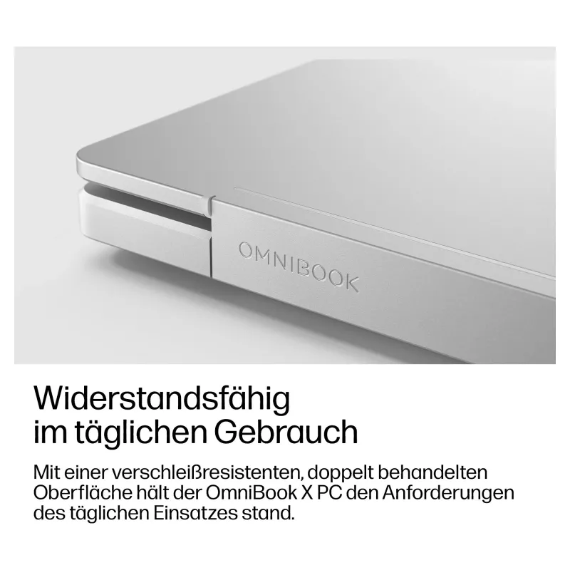 HP OmniBook X Next Gen AI 17-de0076ngx nešiojamasis kompiuteris, 17,3 colio, Intel Core Ultra 7 355, 24GB RAM, 1TB SSD, Windows 11 Home